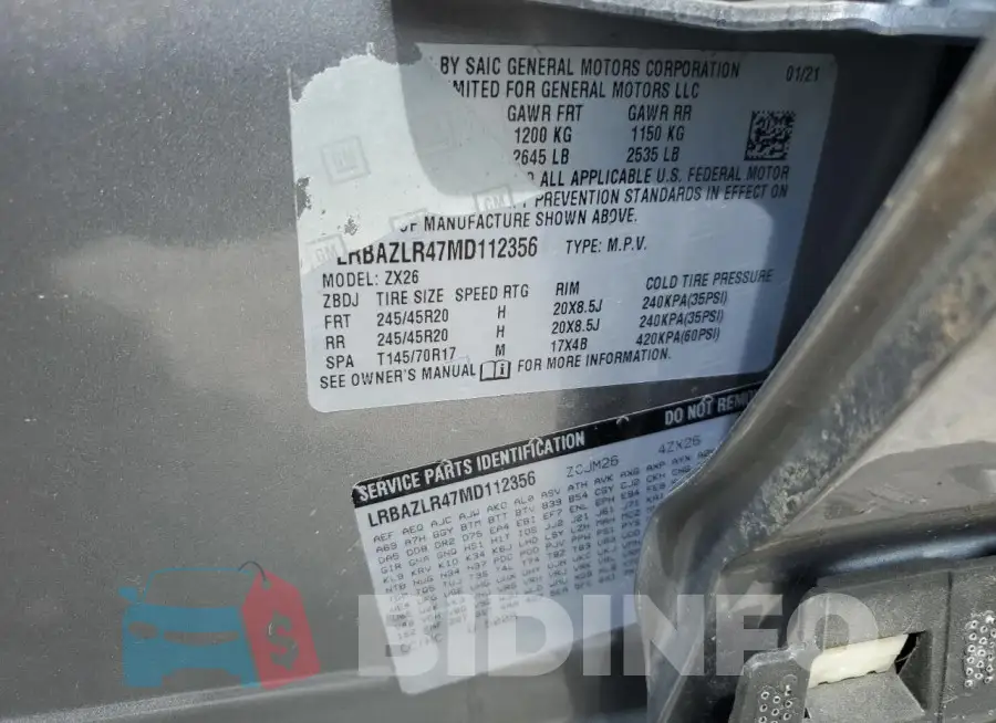 LRBAZLR47MD112356 Photo# 13