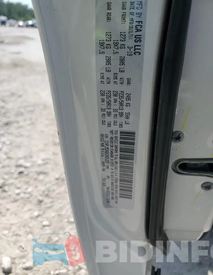 1C4PJMDX6KD431237 Photo# 13