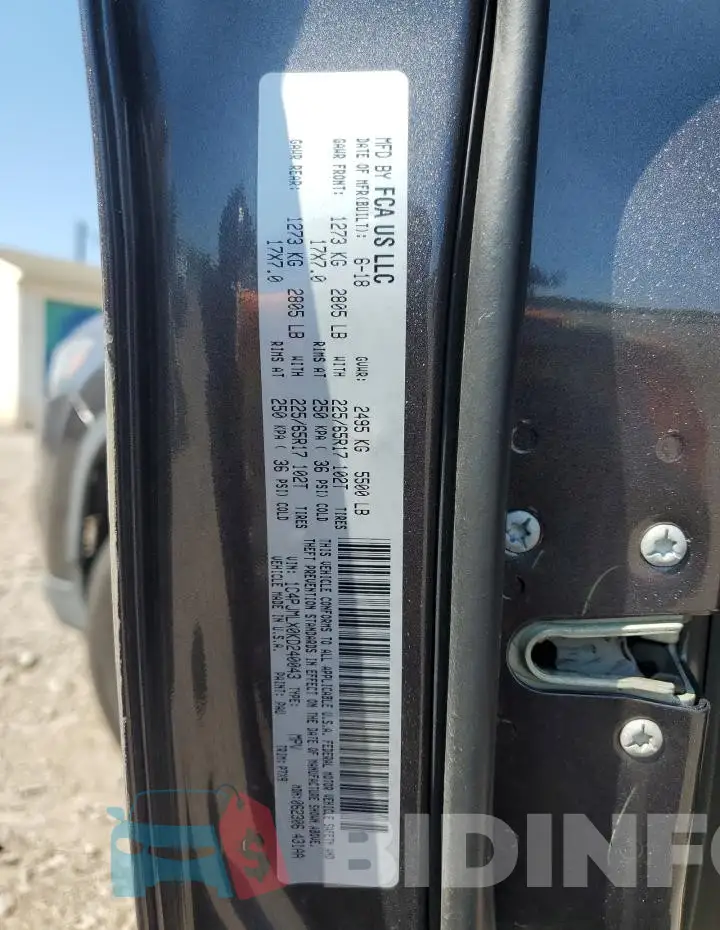 1C4PJMLX0KD240043 Photo# 14