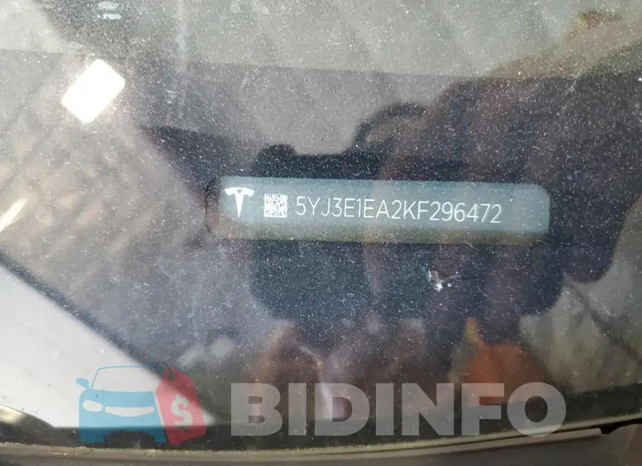 5YJ3E1EA2KF296472 Photo# 12