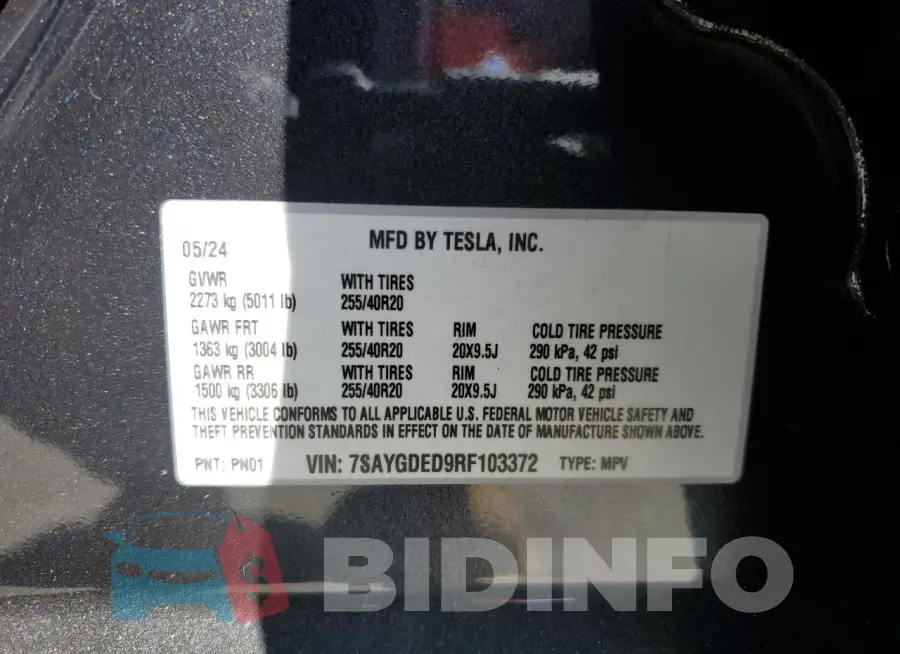 7SAYGDED9RF103372 Photo# 12