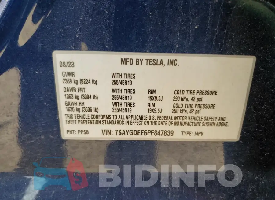 7SAYGDEE6PF847839 Photo# 13