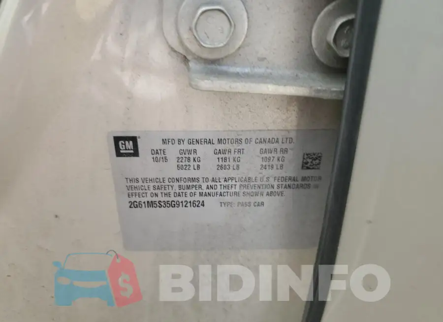 2G61M5S35G9121624 Photo# 12
