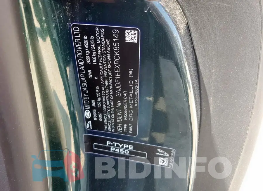 SAJDF1EEXRCK85149 Photo# 12