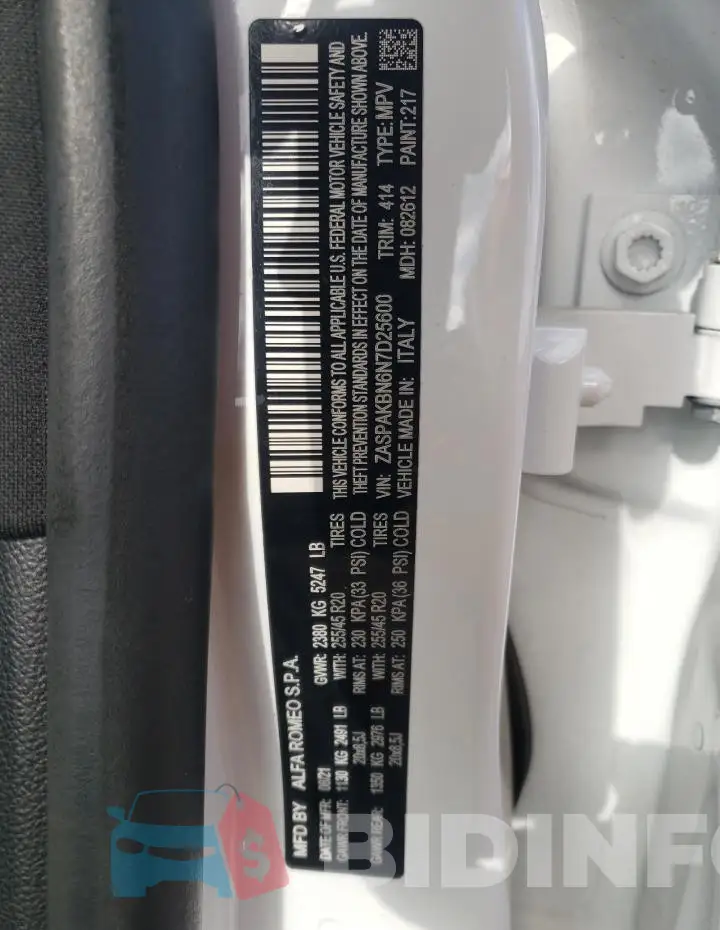 ZASPAKBN6N7D25600 Photo# 12