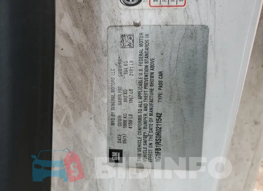 1G1FB1RS0H0211542 Photo# 12