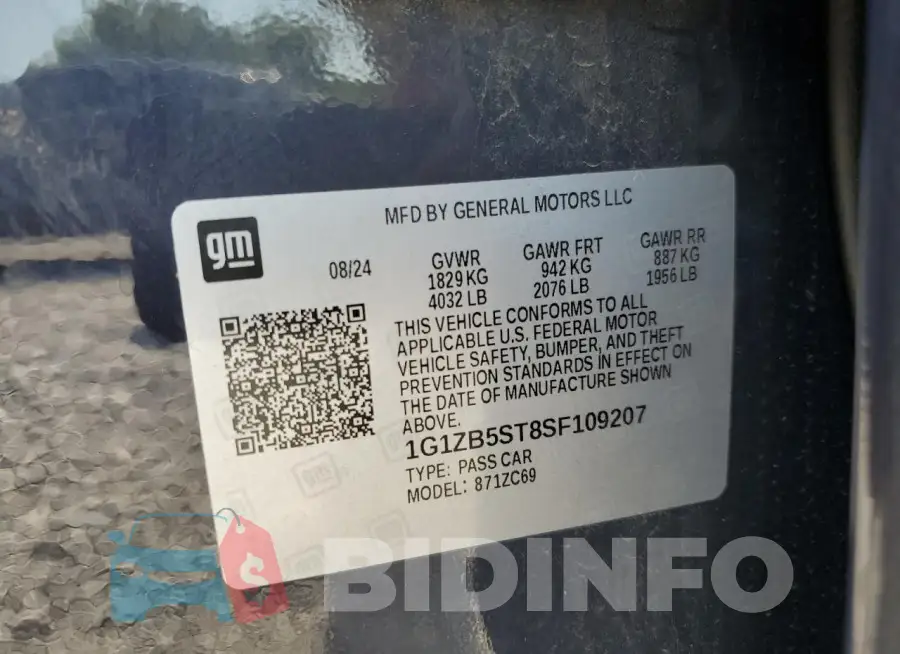 1G1ZB5ST8SF109207 Photo# 13
