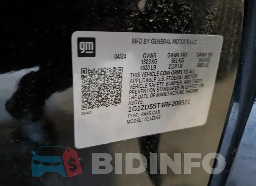 1G1ZD5ST4RF209521 Photo# 12