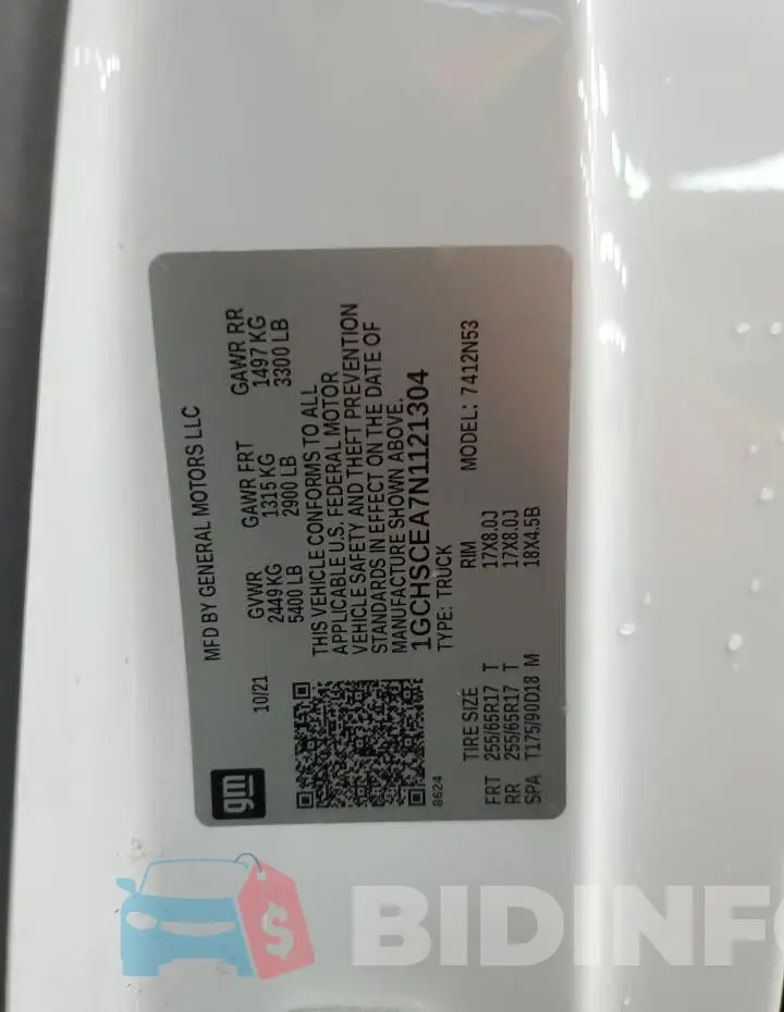 1GCHSCEA7N1121304 Photo# 12