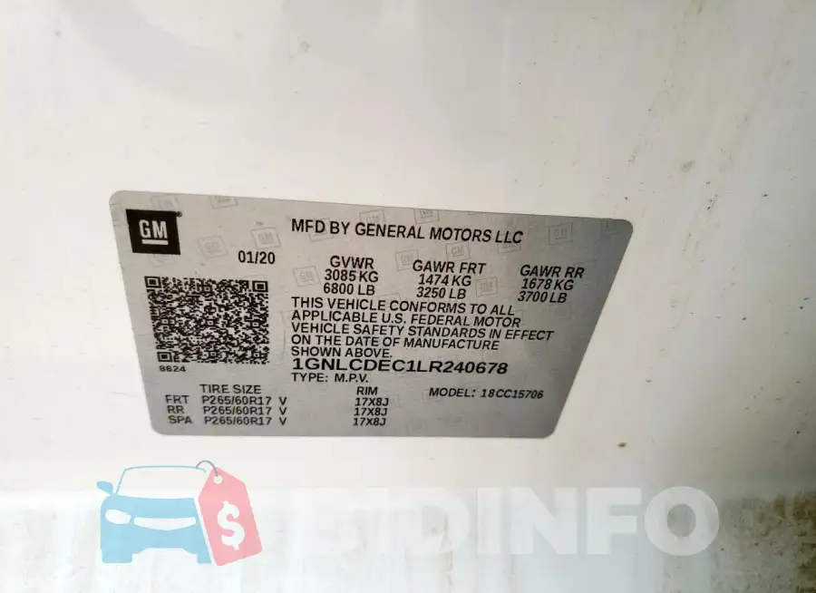 1GNLCDEC1LR240678 Photo# 13