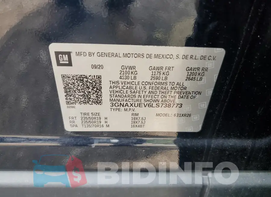 3GNAXUEV6LS738773 Photo# 12