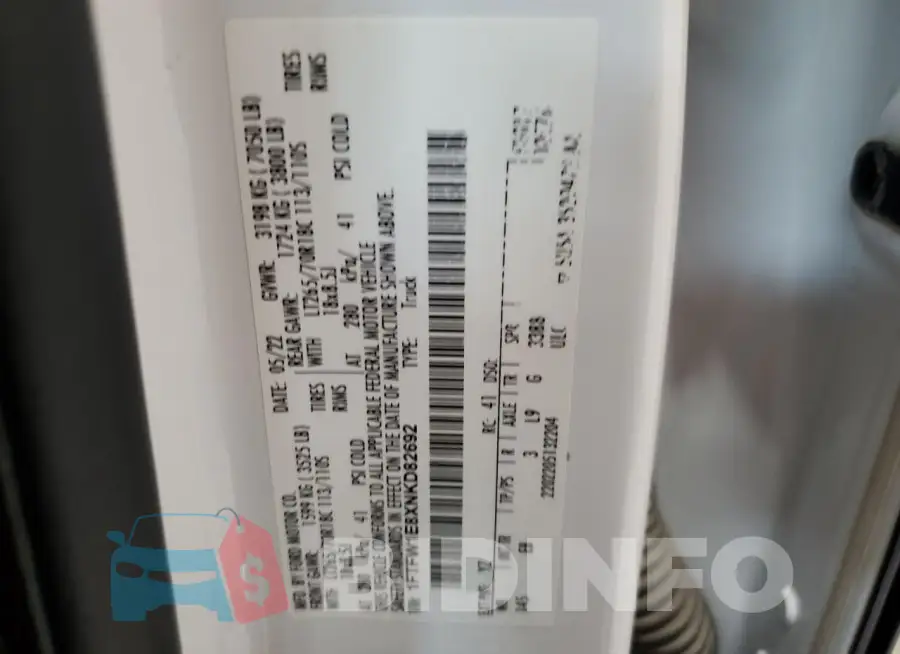 1FTFW1E8XNKD82692 Photo# 12