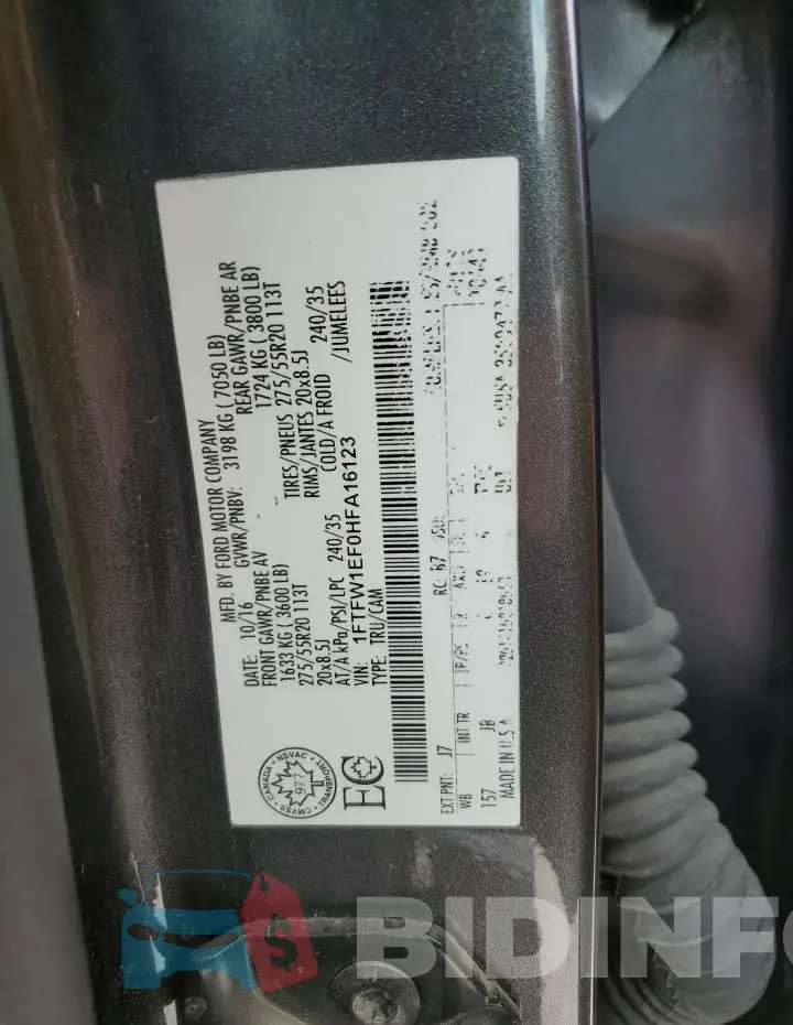 1FTFW1EF0HFA16123 Photo# 12