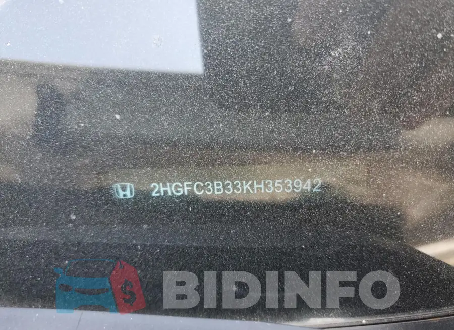 2HGFC3B33KH353942 Photo# 12