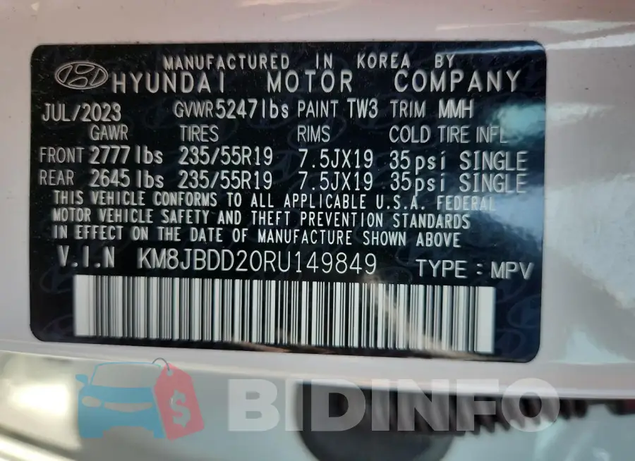 KM8JBDD20RU149849 Photo# 14