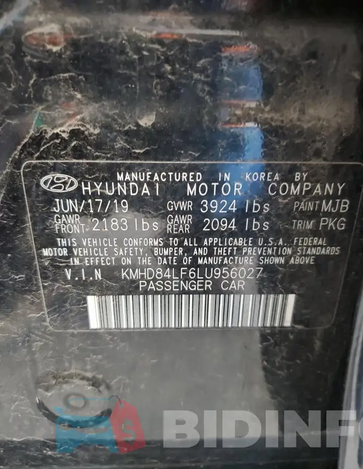 KMHD84LF6LU956027 Photo# 12