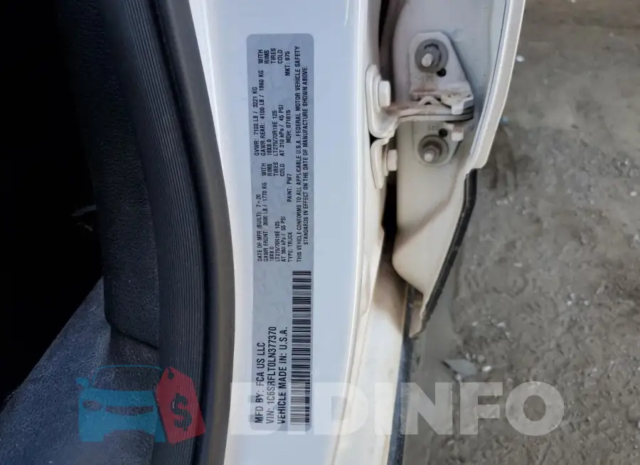 1C6SRFLT0LN377370 Photo# 12