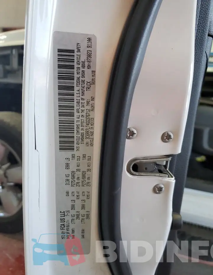 3C6RR7LT4GG376712 Photo# 14
