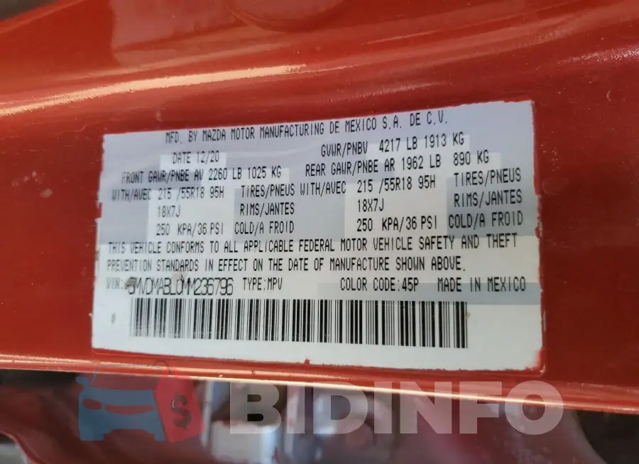 3MVDMABL0MM236796 Photo# 13