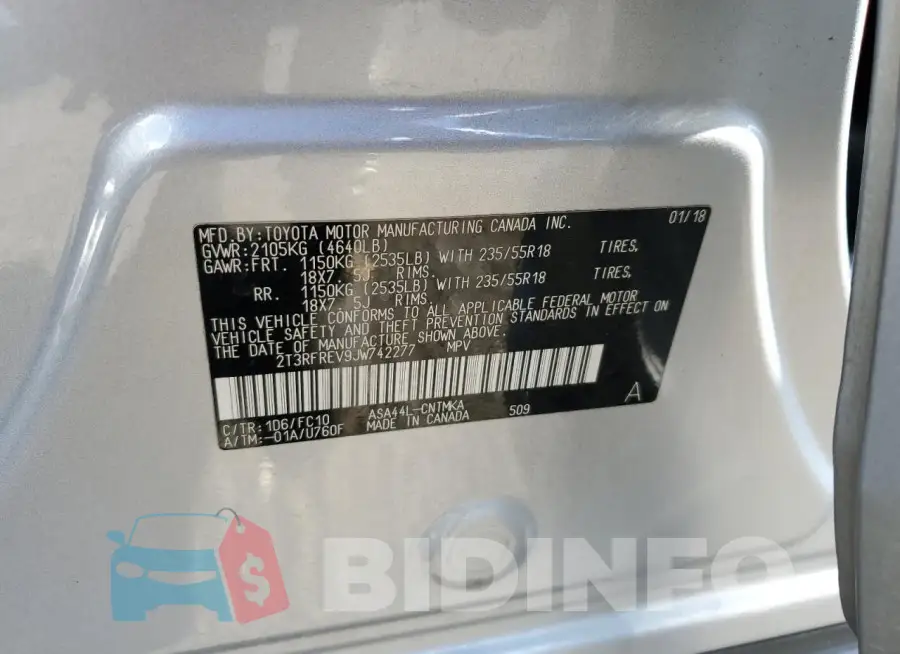 2T3RFREV9JW742277 Photo# 13