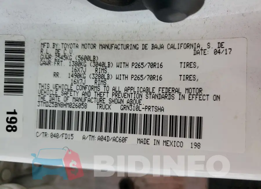 3TMDZ5BN8HM026058 Photo# 12