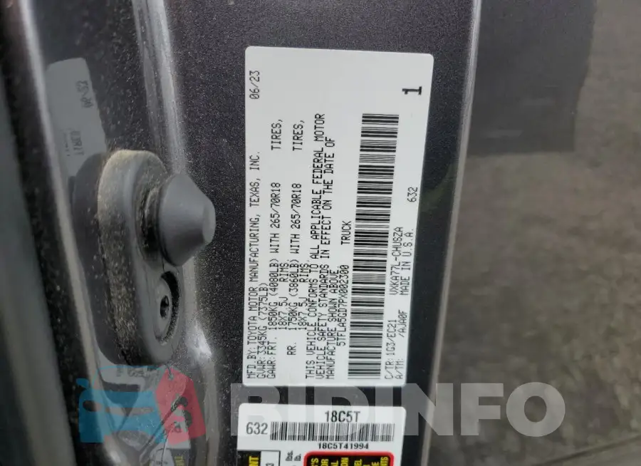 5TFLA5GD7PX002300 Photo# 13