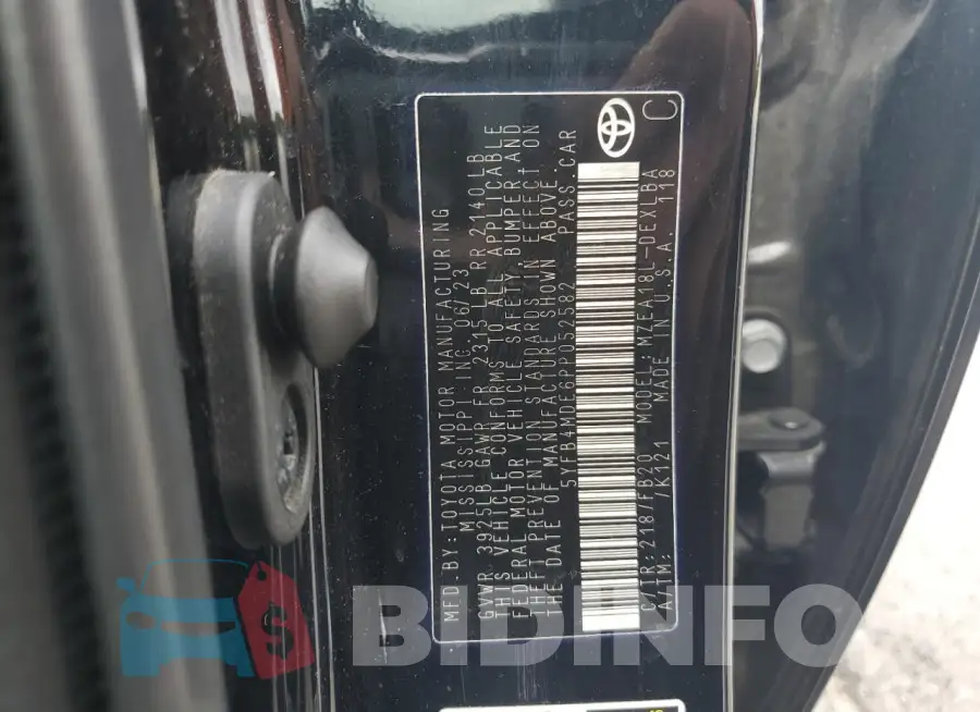 5YFB4MDE6PP052582 Photo# 12