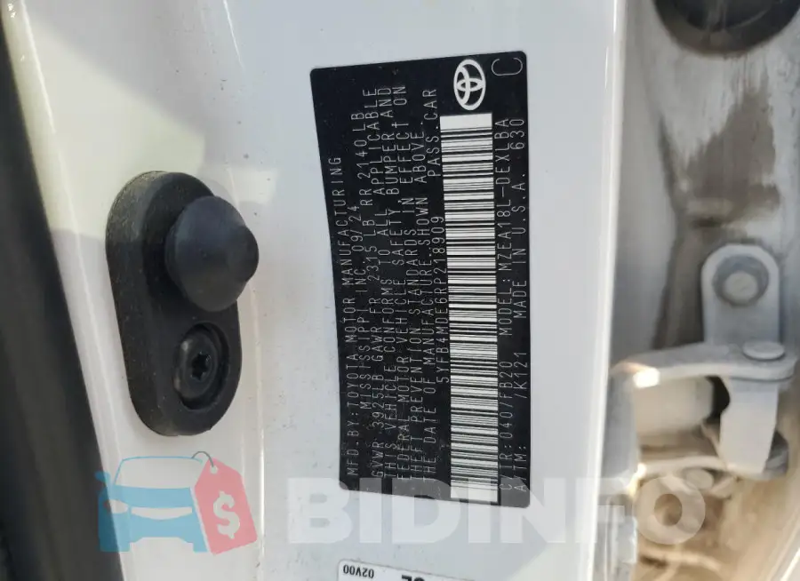 5YFB4MDE6RP218909 Photo# 12