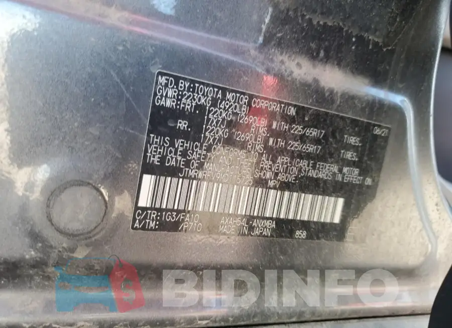 JTMRWRFV9MD115725 Photo# 12