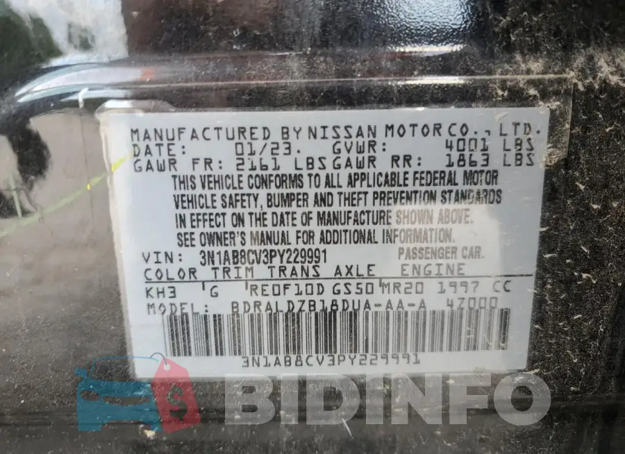 3N1AB8CV3PY229991 Photo# 12
