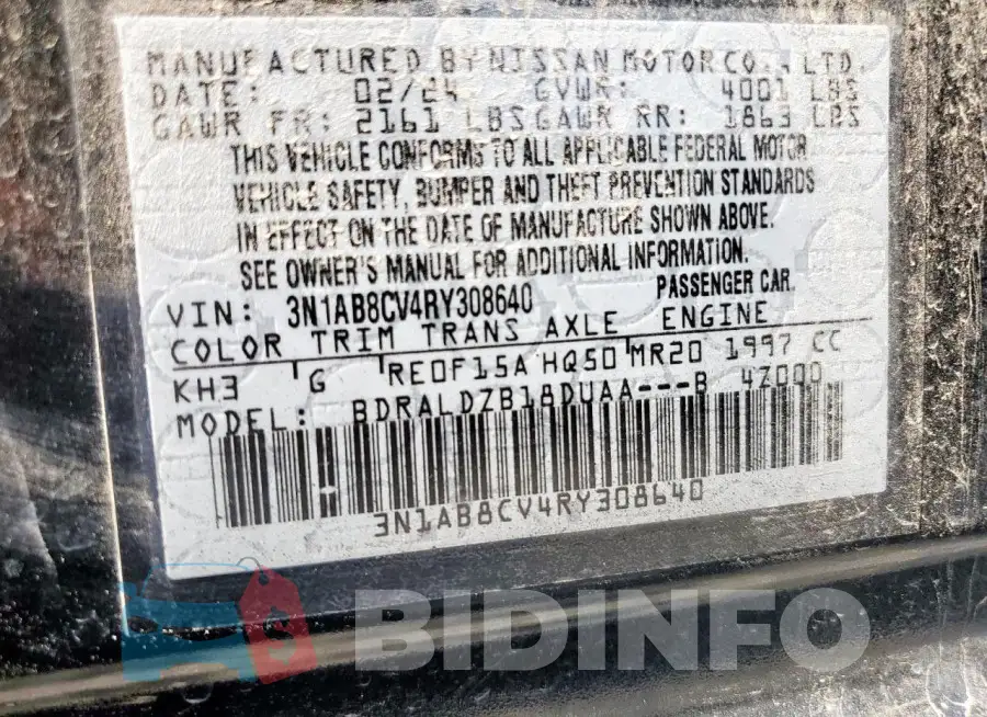 3N1AB8CV4RY308640 Photo# 12