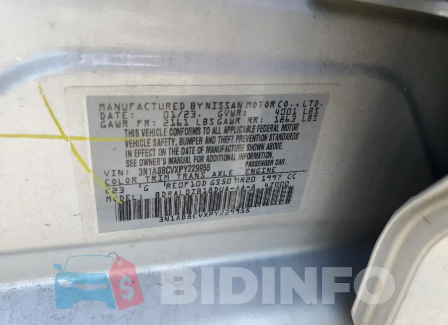 3N1AB8CVXPY229955 Photo# 13