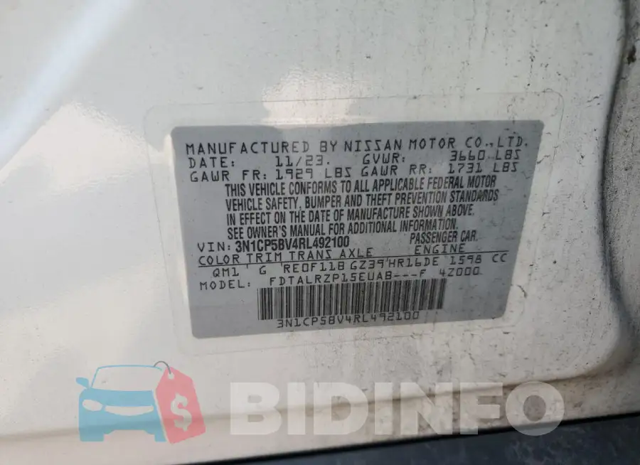 3N1CP5BV4RL492100 Photo# 14