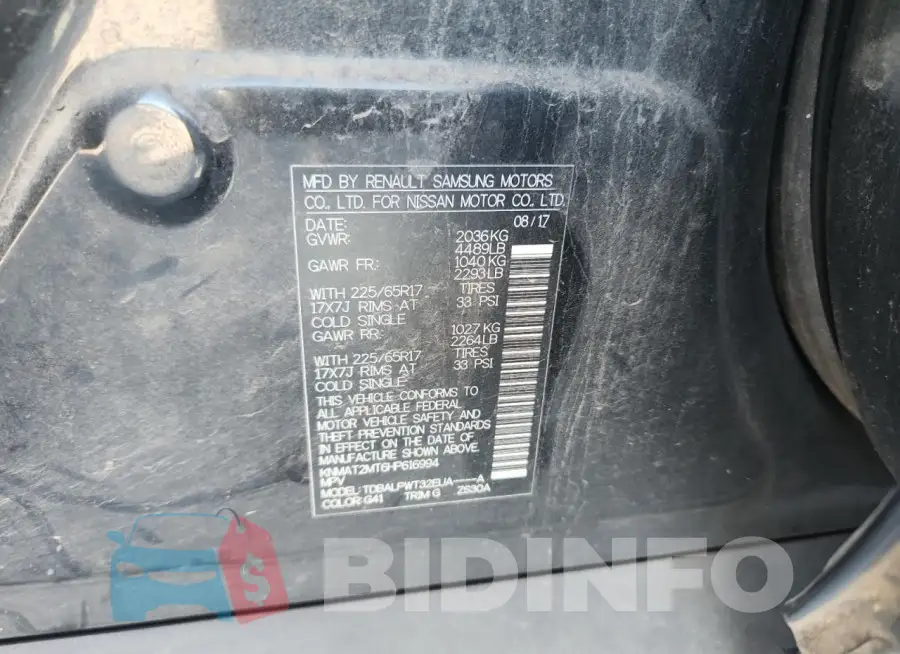KNMAT2MT6HP616994 Photo# 13