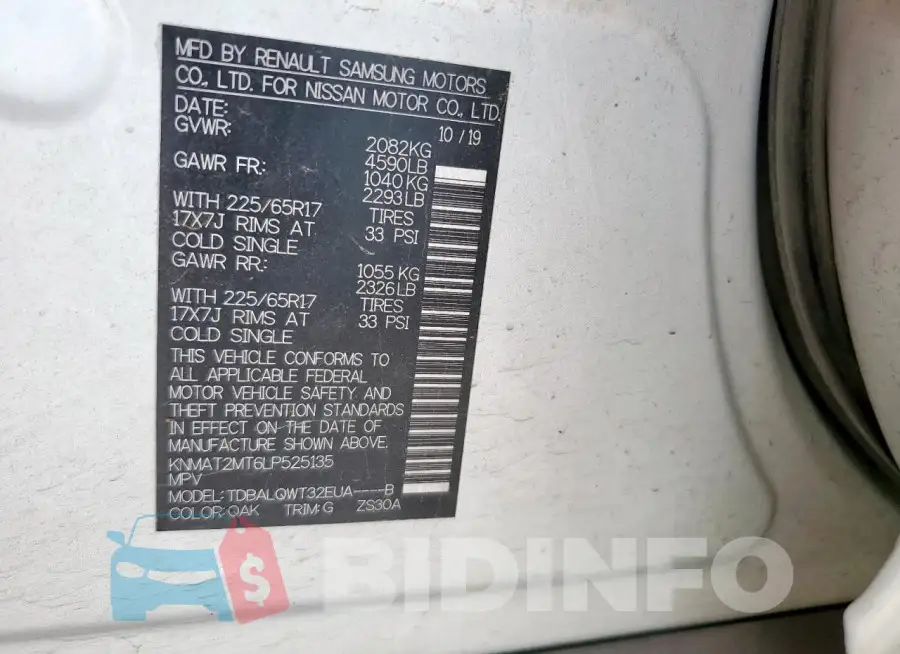 KNMAT2MT6LP525135 Photo# 13