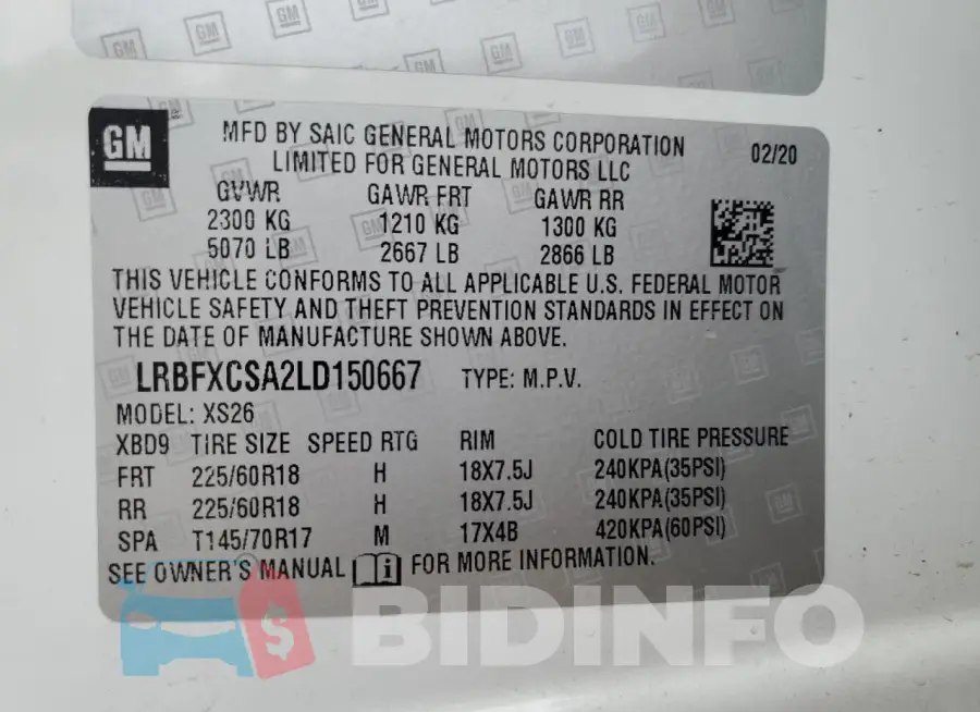 LRBFXCSA2LD150667 Photo# 13