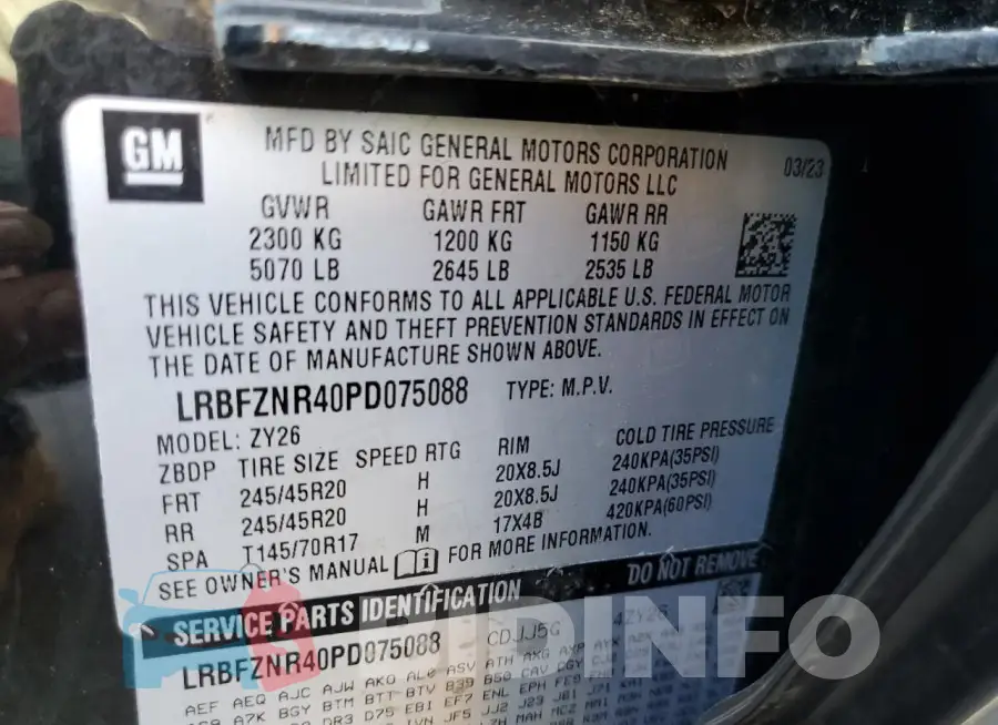 LRBFZNR40PD075088 Photo# 14