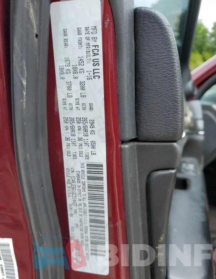 1C4RJEBG1GC314437 Photo# 13