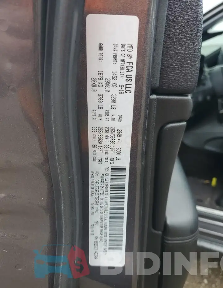 1C4RJFBG8KC553904 Photo# 13