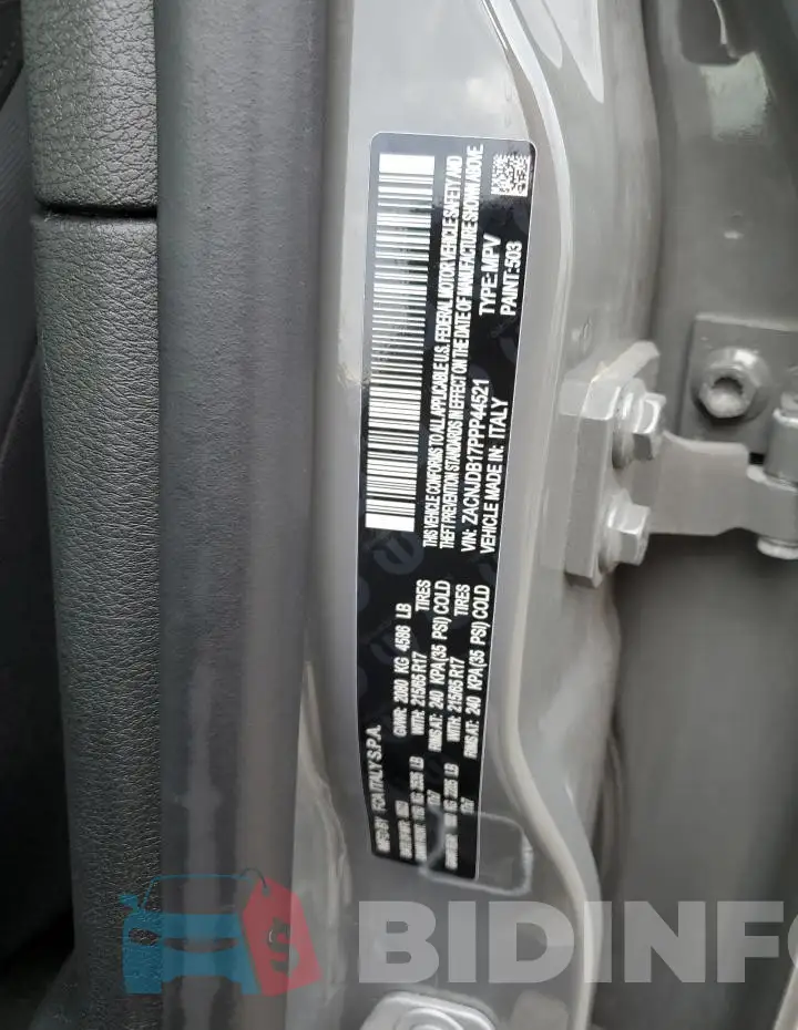 ZACNJDB17PPP44521 Photo# 13