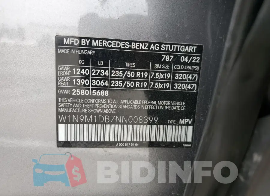 W1N9M1DB7NN008399 Photo# 14