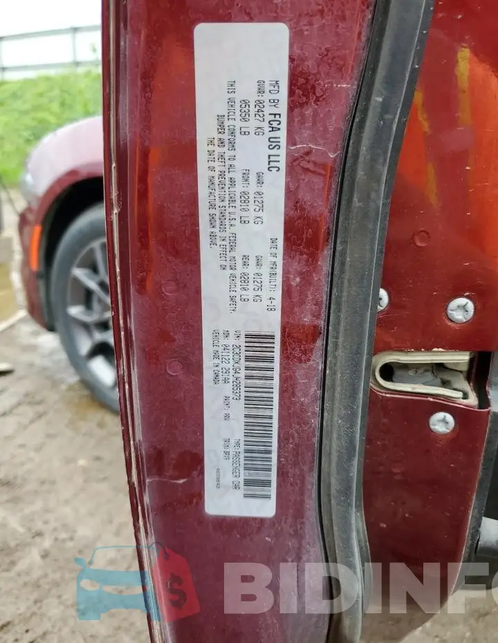 2C3CDXJG4JH285373 Photo# 12