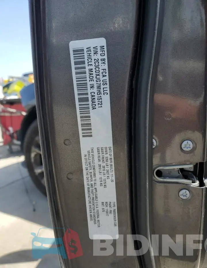 2C3CDXJG7MH515721 Photo# 13