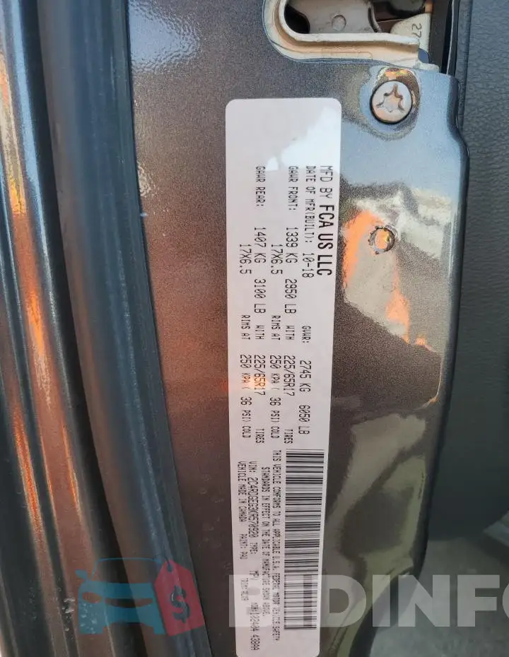 2C4RDGEG3KR570920 Photo# 12