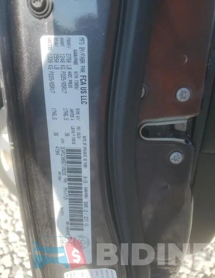 3C4PDCAB5GT109233 Photo# 12