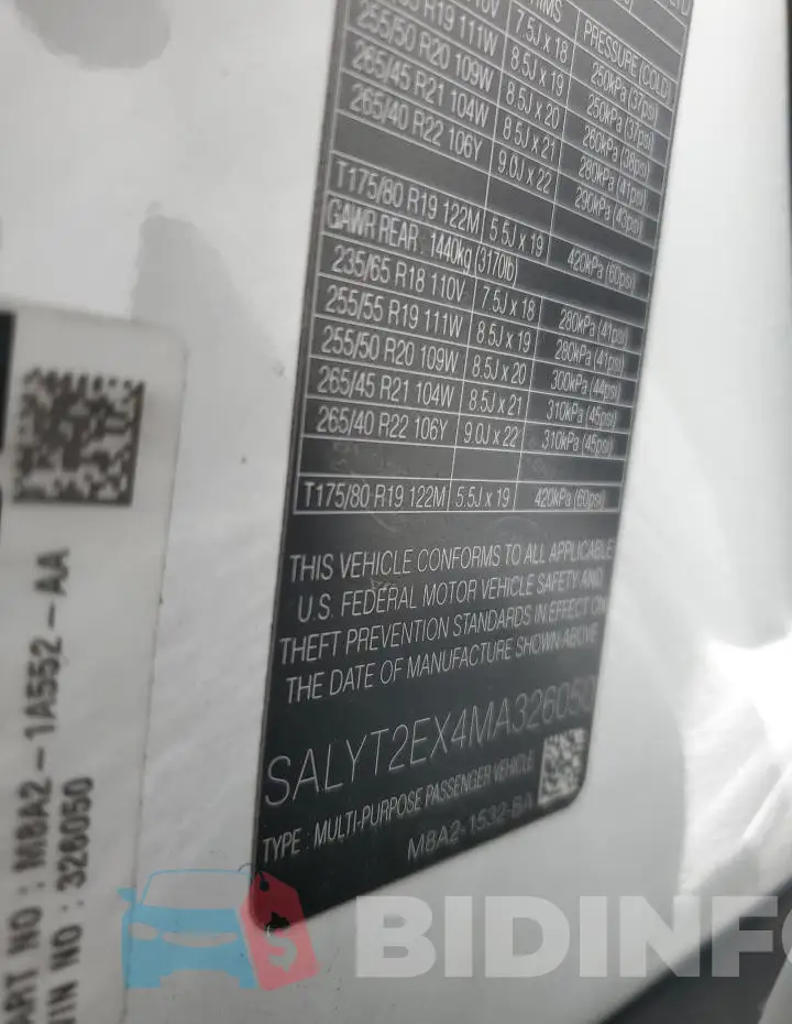 SALYT2EX4MA326050 Photo# 13