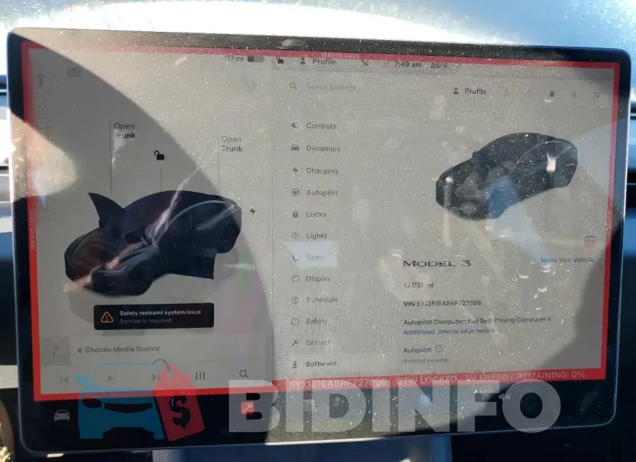 5YJ3E1EA5RF727896 Photo# 9