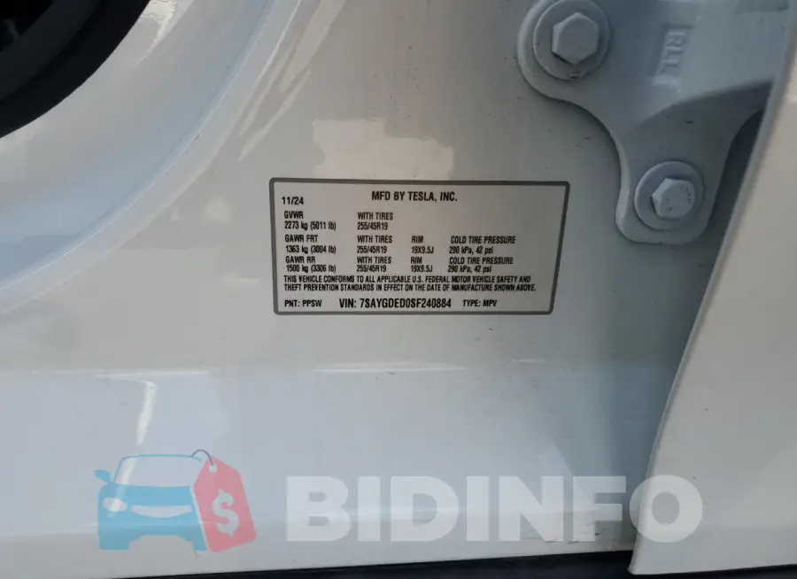 7SAYGDED0SF240884 Photo# 13