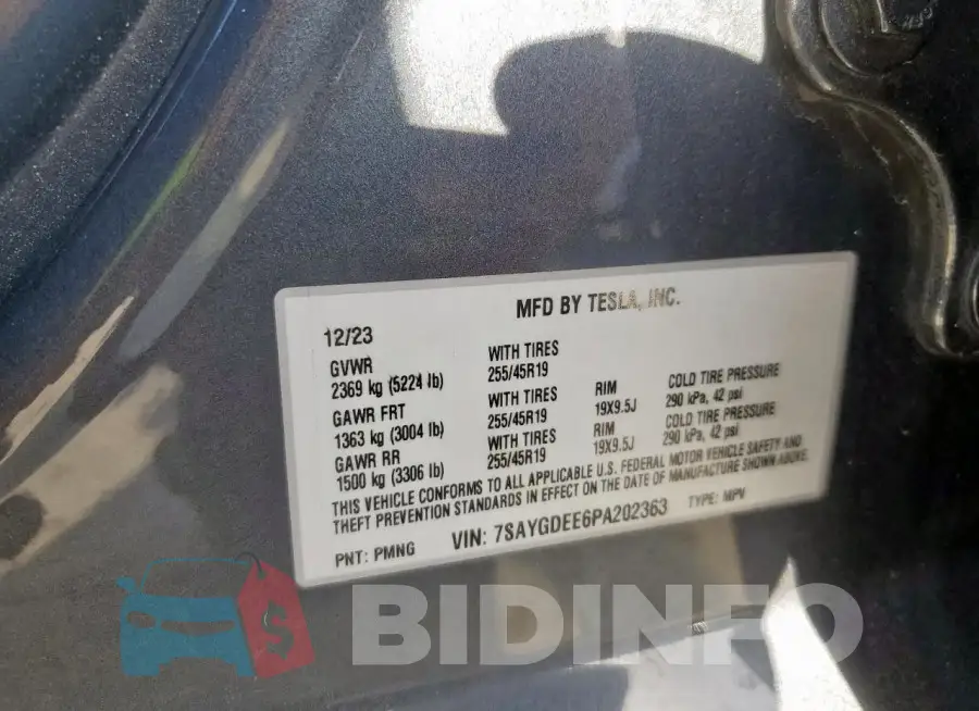 7SAYGDEE6PA202363 Photo# 12