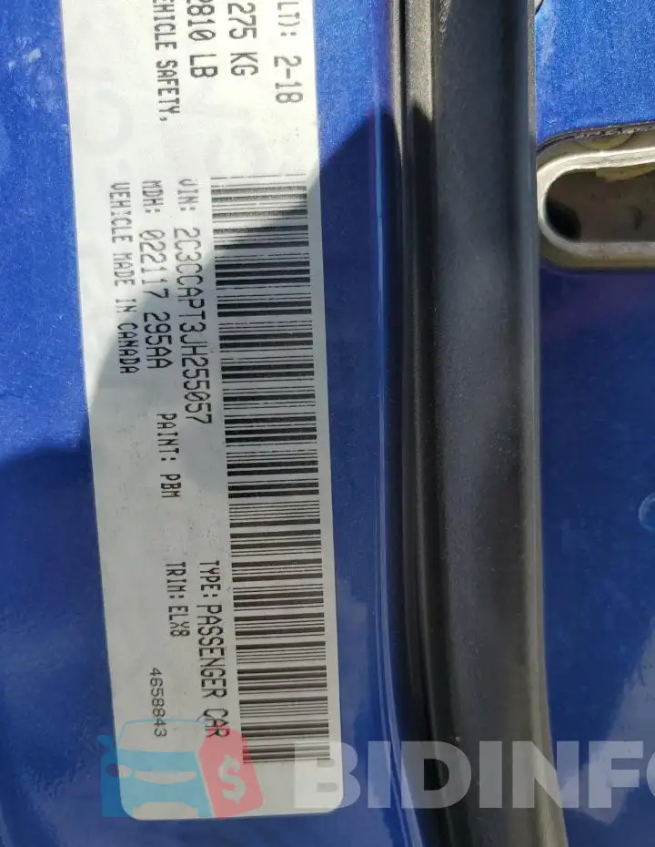 2C3CCAPT3JH255057 Photo# 13